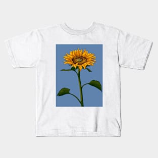 Colorful Sunflower Kids T-Shirt